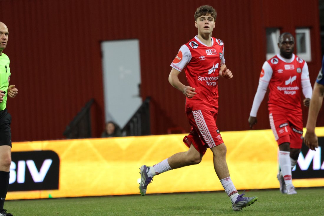 Martin Åmot Lye fikk smaken på toppnivået i Eliteserien med Bryne FK i fjor og han er klar for enda mer utvikling med Bryne denne sesongen. <em>Foto: Svenn Olav Sele</em>