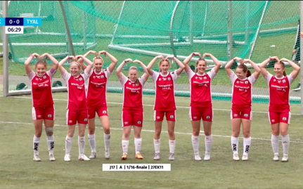 Bryne FK J17 med strålende innøvde feiringer på Norway Cups TV-sendinger