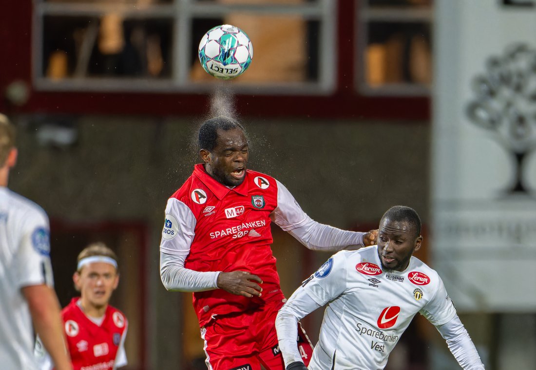 Christian Landu-Landu er klar for å gå på jobb for Bryne igjen. Denne gangen som trener i Akademiet. <em>Foto: Vegard Hanssen</em>