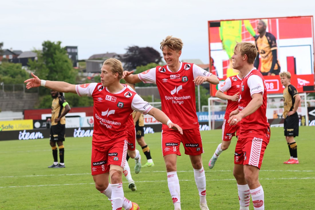 Sanel Bojadzic feirer sin andre scoring på rad i Eliteserien.