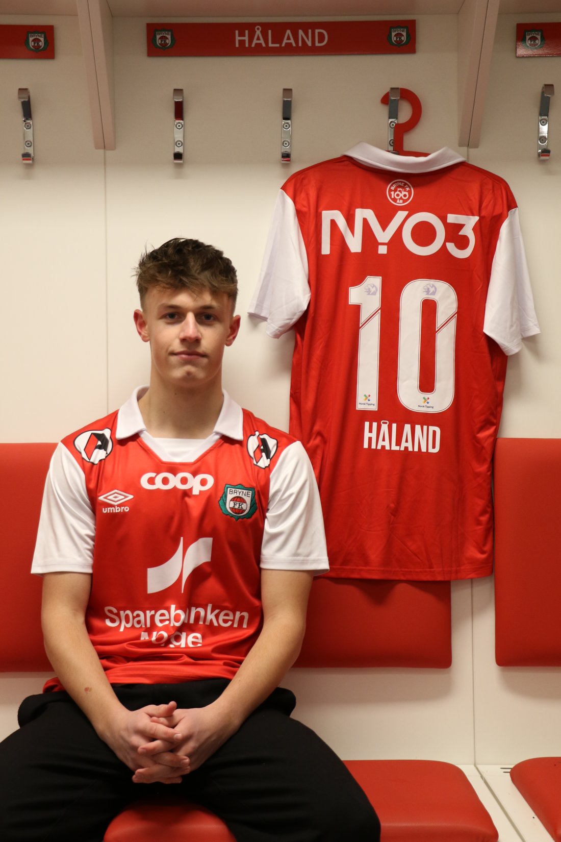 Håland får ny kontrakt og nytt nummer i 2026-sesongen. <em>Foto: Svenn Olav Sele</em>