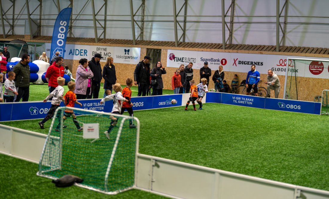 Jærhallen blir rigget for enda tryggere rammer på arrangement som Fanzone med fotballturneringer før kamp.