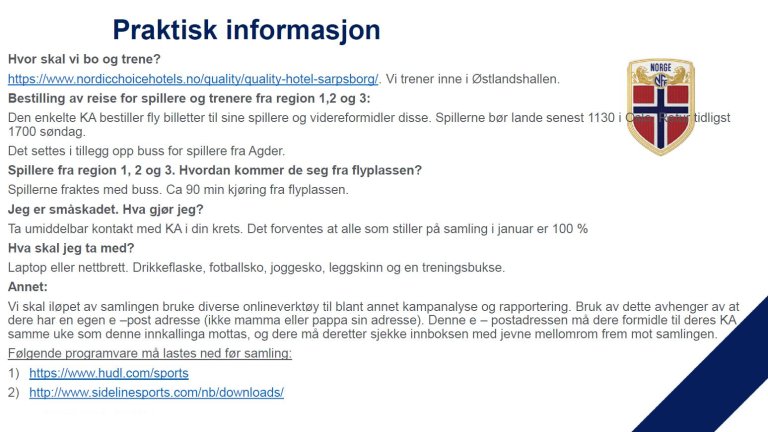 Praktisk Informasjon