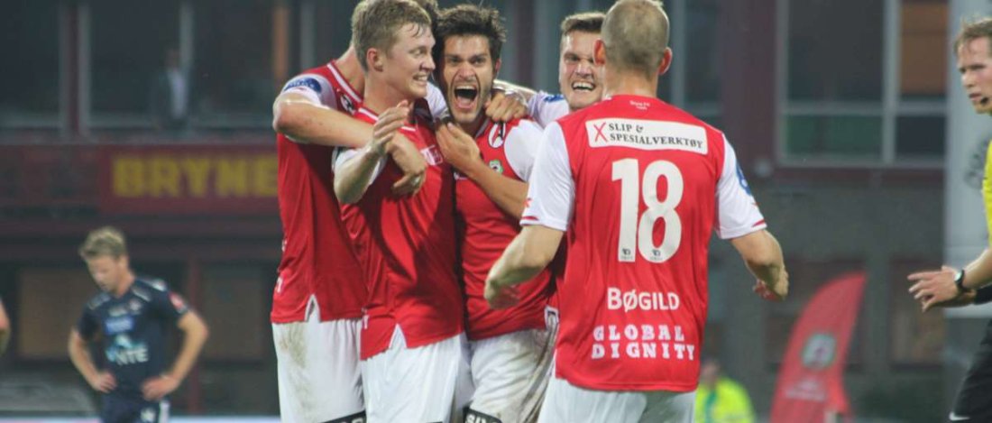 Marius Helle scoret mål sist Lyn var på besøk.